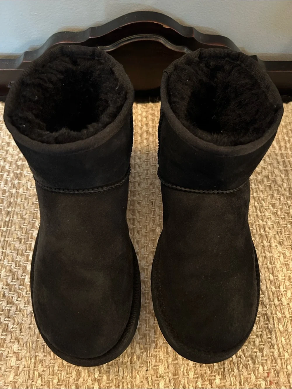 UGG black suede
